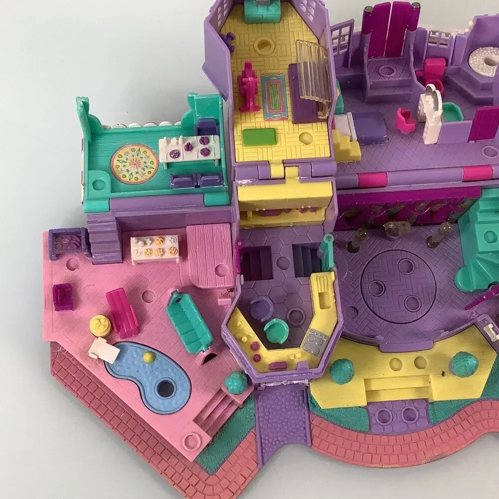 Village Polly Pockets light up magical mansion 1994 building only * - Picture 5 of 12